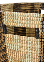 Load image into Gallery viewer, Striped Hamper/Laundry Basket, Fair Trade, Eco Friendly - Give Back Goods