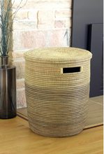 Load image into Gallery viewer, Handwoven Hamper Laundry Storage Basket in many colors, Fair Trade - Give Back Goods