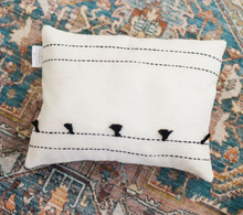 Load image into Gallery viewer, 16" Tasseled Tunisian Pillow, Hand Woven & Embroidered Cotton Eco-Friendly Decoration For Home Lovers