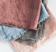 Load image into Gallery viewer, Set Of 4 Hand Woven Stone Washed Linen Cocktail Napkins Eco-Friendly Beauty And Health For Cookers