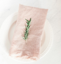 Load image into Gallery viewer, Set Of 4 Hand Woven Stone Washed Linen Dinner Napkins Eco-Friendly Beauty And Health For Cookers