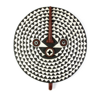 Load image into Gallery viewer, Hand Carved Wooden Sun Mask From Ghana Decoration For Home Lovers