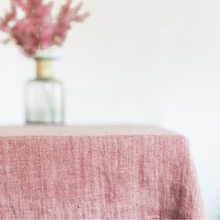 Load image into Gallery viewer, Stone Washed Linen Tablecloth Eco-Friendly Home Decoration For Home Lovers