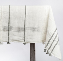Load image into Gallery viewer, Hand Woven Striped Ethiopian Cotton Tablecloth Eco-Friendly Beauty And Health For Cookers