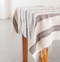Load image into Gallery viewer, Hand woven Striped Ethiopian Cotton Tablecloth Eco-Friendly Beauty And Health For Cookers
