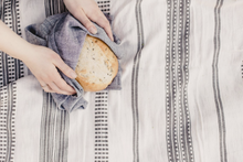 Load image into Gallery viewer, Hand woven Striped Ethiopian Cotton Tablecloth Eco-Friendly Beauty And Health For Cookers