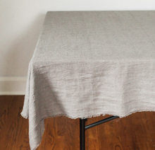 Load image into Gallery viewer, Stone Washed Linen Tablecloth Eco-Friendly Home Decoration For Home Lovers
