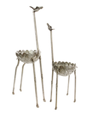 Load image into Gallery viewer, 4-5 Foot Tall Giraffe Recycled Metal Outdoor Planter Sculptures Fair Trade From Kenya Garden Decoration