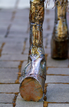 Load image into Gallery viewer, Large Recycled Metal Outdoor Giraffe Sculptures From Kenya Home Decoration