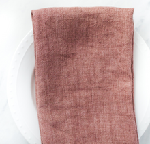 Load image into Gallery viewer, Set Of 4 Hand Woven Stone Washed Linen Dinner Napkins Eco-Friendly Beauty And Health For Cookers