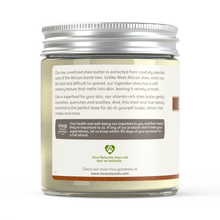 Load image into Gallery viewer, Viva Naturals Organic Shea Butter 16oz left of jar