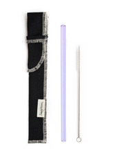 Load image into Gallery viewer, Single Classic Straw and Brush Set with a Sleeve (lots of colors) - Give Back Goods