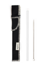 Load image into Gallery viewer, Single Classic Straw and Brush Set with a Sleeve (lots of colors) - Give Back Goods