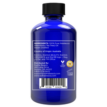 Load image into Gallery viewer, 100% Pure Radha Tea Tree Oil Pure Pressed Moisturizing Anti-Aging Treatment for Face Skin Hair Men & Women