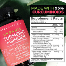 Load image into Gallery viewer, Organic Turmeric + Ginger Makes A Great Addition To Any Dish Needing Some Extra Kick And Good For Health