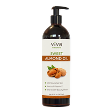 Load image into Gallery viewer, Viva Naturals Sweet Almond Oil front