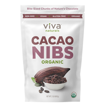 Load image into Gallery viewer, Viva Naturals Cacao Nibs 2 lb front