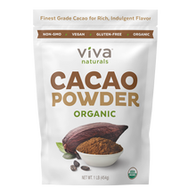 Load image into Gallery viewer, Viva Naturals Cacao Powder 1 lb front