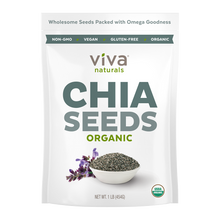Load image into Gallery viewer, Viva Naturals Chia Seeds 1 lb front