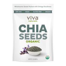 Load image into Gallery viewer, Viva Naturals Chia Seeds 2 lb front