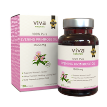 Load image into Gallery viewer, Viva Naturals Evening Primrose Oil box