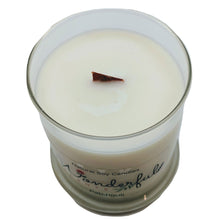 Load image into Gallery viewer, Wonderful Scents 12 oz Wood Wick Scented Candle Patchouli Wick Showing