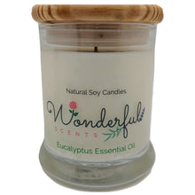 Load image into Gallery viewer, Wonderful Scents 12oz Soy Eucalyptus Essential Oil Candle with Cotton Wick