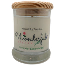 Load image into Gallery viewer, Wonderful Scents 12oz Soy Lavender Candle with Cotton Wick