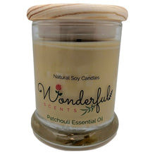 Load image into Gallery viewer, Wonderful Scents 12oz Soy Patchouli Essential Oil Candle with Cotton Wick