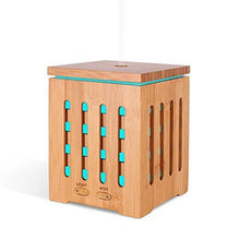 Load image into Gallery viewer, Wonderful_Scents_Real_Wood_Essential_Oil_Diffuser_200_ml_Green_Led