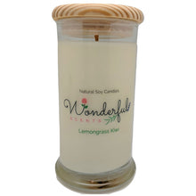 Load image into Gallery viewer, Wonderful Scents 21oz Lemongrass Kiwi with Cotton Wick