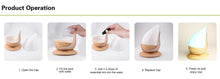 Load image into Gallery viewer, Wonderful_Scents_350_ML_Water_Drop_Essential_Oil_Diffuser_Operation