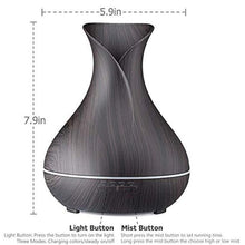 Load image into Gallery viewer, Wonderful Scents Dark Wood 400ml Vase Diffuser Dimensions