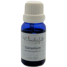 Load image into Gallery viewer, Wonderful Scents Geranium Essential Oil 15 ml Bottle
