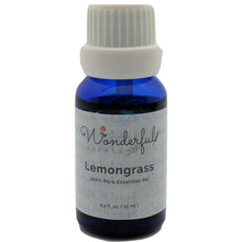 Load image into Gallery viewer, Wonderful Scents Lemongrass Essential Oil 15 ml Bottle