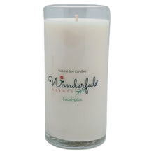 Load image into Gallery viewer, Wonderful Scents Never Ending Soy Candle Eucalyptus