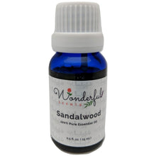 Load image into Gallery viewer, Wonderful Scents Sandalwood Essential Oil 15 ml Bottle New Label