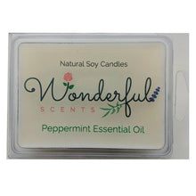 Load image into Gallery viewer, Wonderful Scents Soy Wax Melts Scented With Peppermint Essential Oil