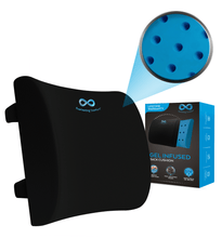Load image into Gallery viewer, Everlasting Comfort Gel Infused Memory Foam Lumbar Support Back Cushion