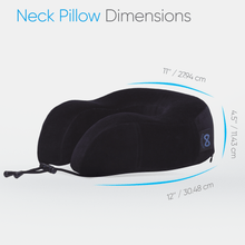 Load image into Gallery viewer, Everlasting Comfort Gel Infused Memory Foam Travel Pillow