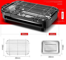 Load image into Gallery viewer, Portable 1300W Electric Smokeless Grill for Indoor and Outdoor Beauty And Health For Cookers