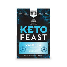 Load image into Gallery viewer, Keto FEAST™ Vanilla - Single Serving 12 Count Clean And Free Of Gluten, Dairy, Soy, And Grains, As Well As Filler Ingredients, Artificial Flavors, And Preservatives