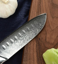 Load image into Gallery viewer, Chef Professional Japanese VG10 Damascus Knife Set with Full Tang Beauty And Health For Cookers