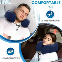 Load image into Gallery viewer, Everlasting Comfort Memory Foam Airplane Travel Pillow Kit