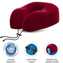 Load image into Gallery viewer, Everlasting Comfort Memory Foam Airplane Travel Pillow Kit