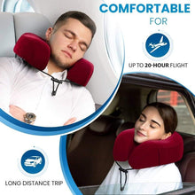 Load image into Gallery viewer, Everlasting Comfort Memory Foam Airplane Travel Pillow Kit