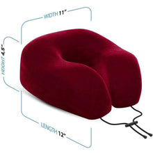 Load image into Gallery viewer, Everlasting Comfort Memory Foam Airplane Travel Pillow Kit
