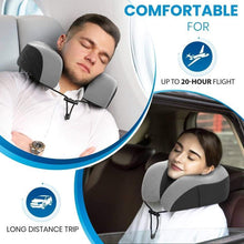 Load image into Gallery viewer, Everlasting Comfort Memory Foam Airplane Travel Pillow Kit