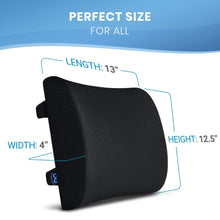 Load image into Gallery viewer, Everlasting Comfort Memory Foam Back Cushion Lumbar Support Pillow
