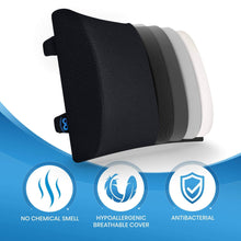 Load image into Gallery viewer, Everlasting Comfort Memory Foam Back Cushion Lumbar Support Pillow